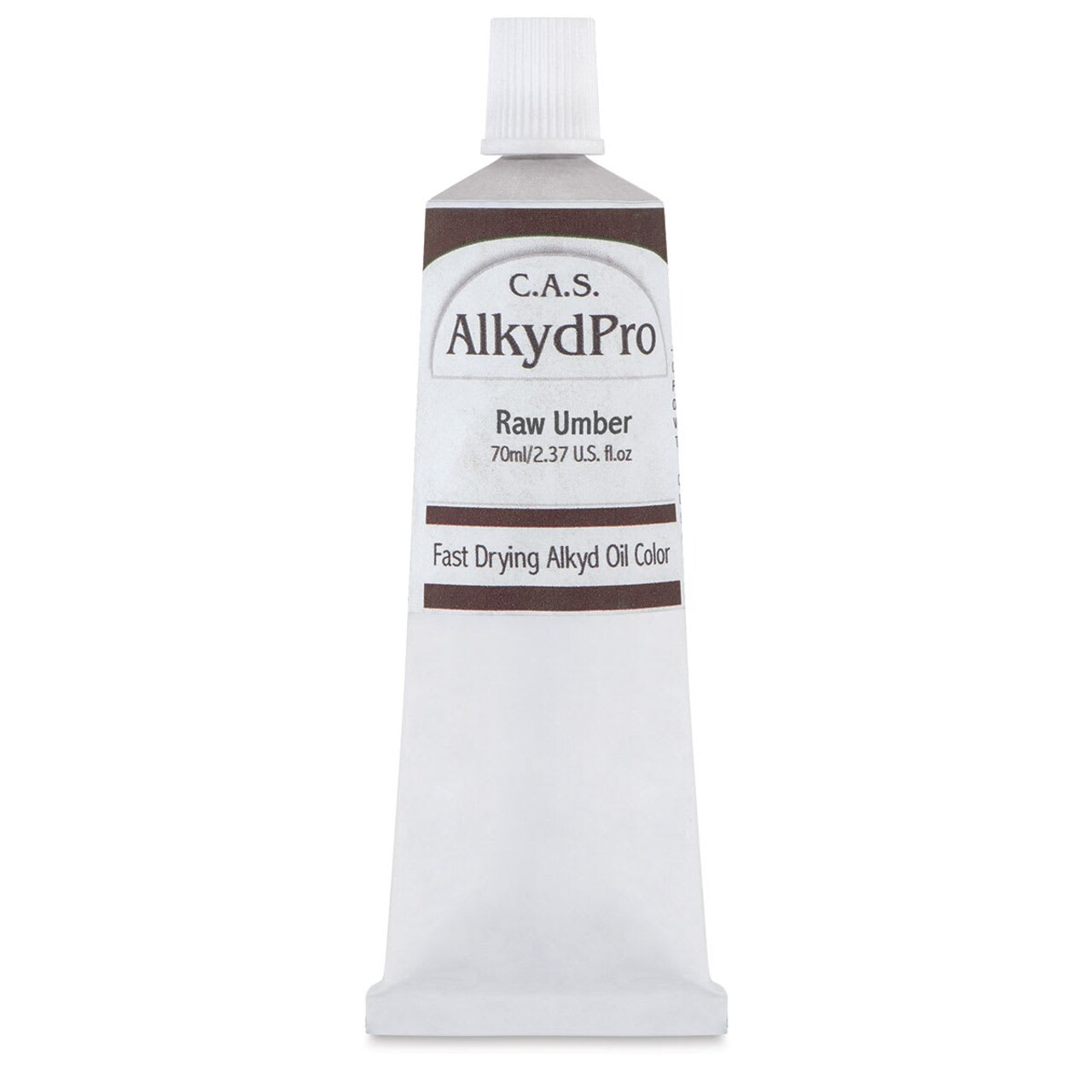 CAS AlkydPro Fast-Drying Alkyd Oil Color - Raw Umber, 70 ml tube